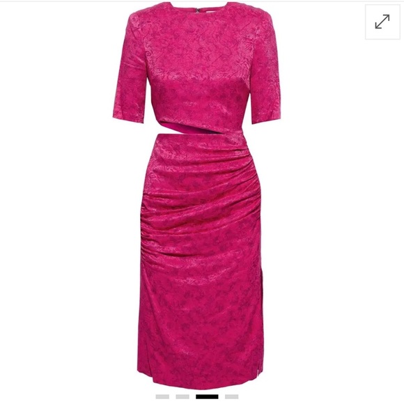 Alice + Olivia Dresses & Skirts - NWT Alice + Olivia Stella Cutout Midi Pink Dress